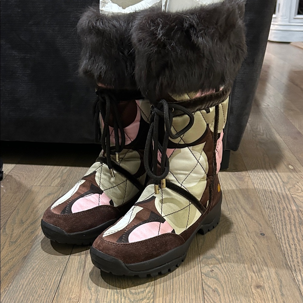 Coach Multicolor Winter & Rain Boots